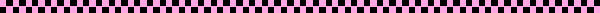 a divider of a pink and black checkered pattern